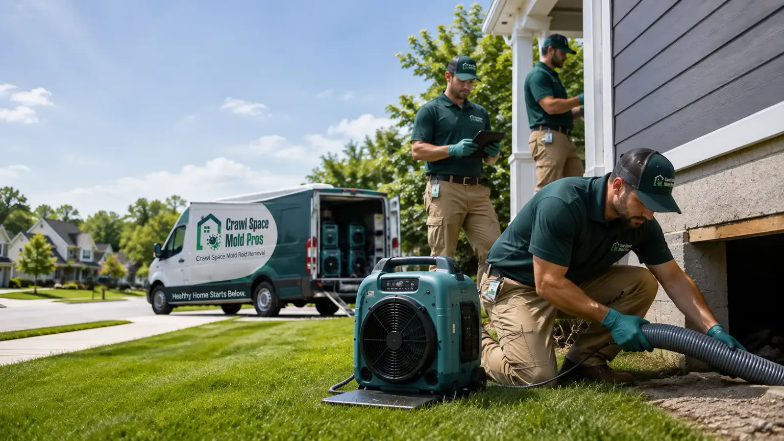 Crawl Space Mold Removal in Hillsdale, MI